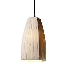 Limoges Tapered Square Pendant by Justice Design Group - Starlight Lighting USA and Canada